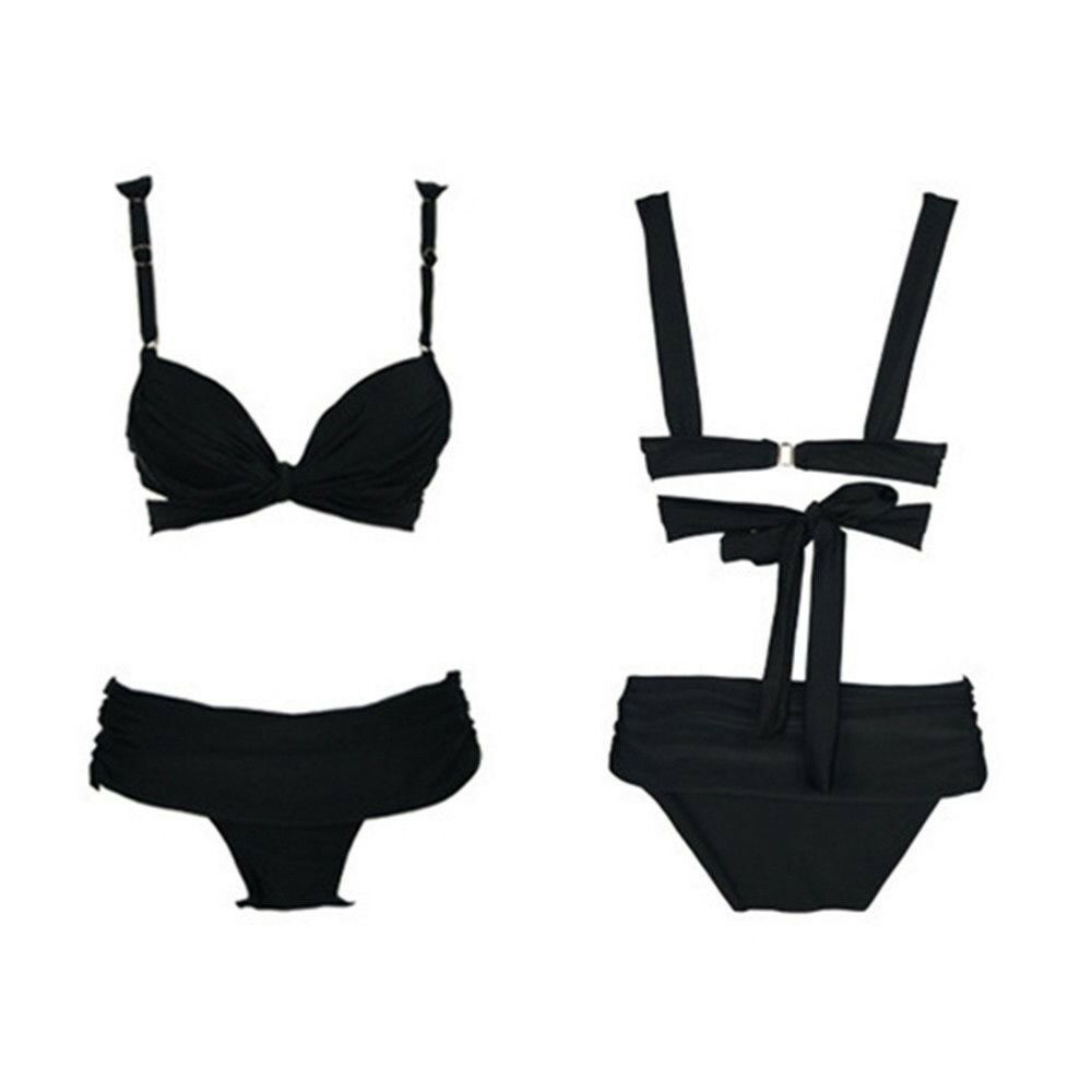 Push-Ups Triangle Bikini Bathing Suit Swimwear Swimsuit  white