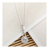 Water-drop Pendant 18K Gold Platinum Galvanized Austrian Zircon   white