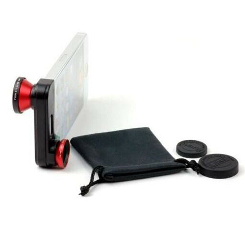 3-in-1 Lens Magnetic Fisheye Lens & Wide Angle + Micro Lens RANDOM COLOR