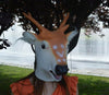Deer Head Mask Rubber Latex Animal Costume Full head Mask Halloween Costume Fanc