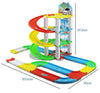 DIY children puzzle assembled three-track car simulation model toy car park suit