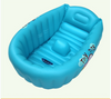 Portable Baby Kid Toddler Infant Bath Tub Inflatable Bathtub Travel Swimmer Blue