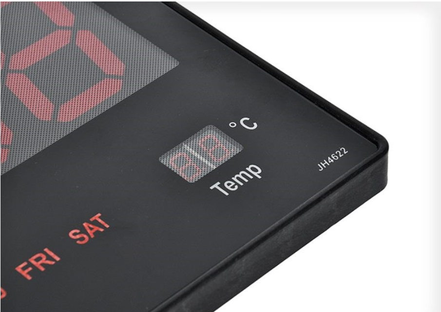 Wall Mount Digital Clock LED Electric Modern Day Date Calendar