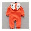 Infant Boy Girl Baby Thick Warm Penguin OPne-pieces 0-1-2 years old orange 66cm