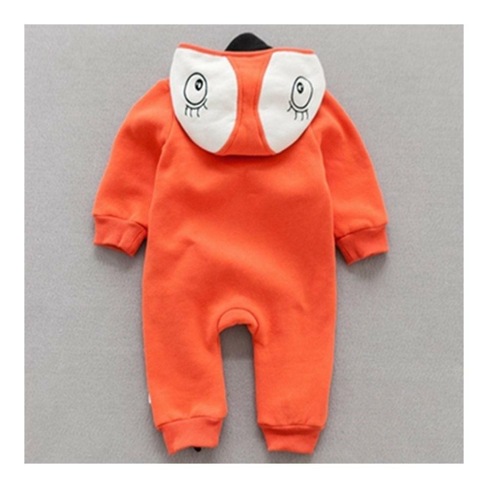 Infant Boy Girl Baby Thick Warm Penguin OPne-pieces 0-1-2 years old orange 66cm