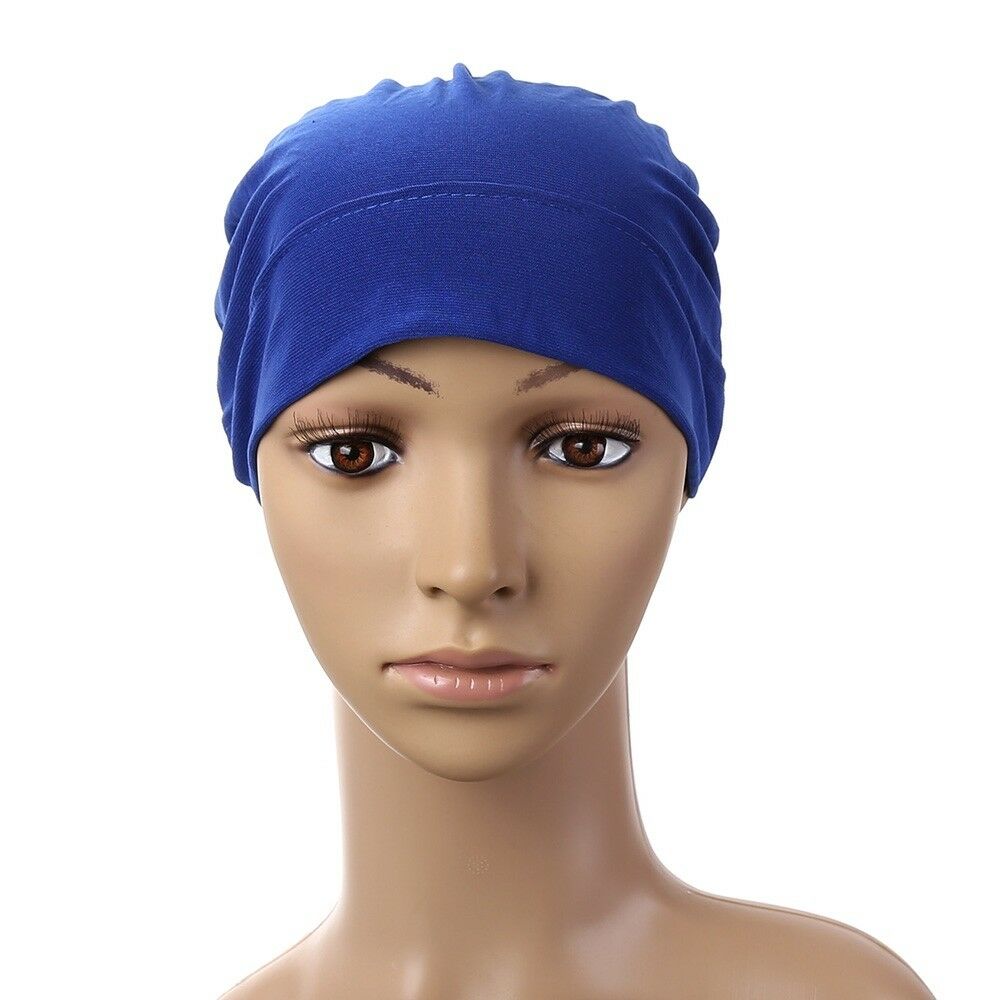 Muslim Scarf Kerchief Hat Flower Casual   coffee