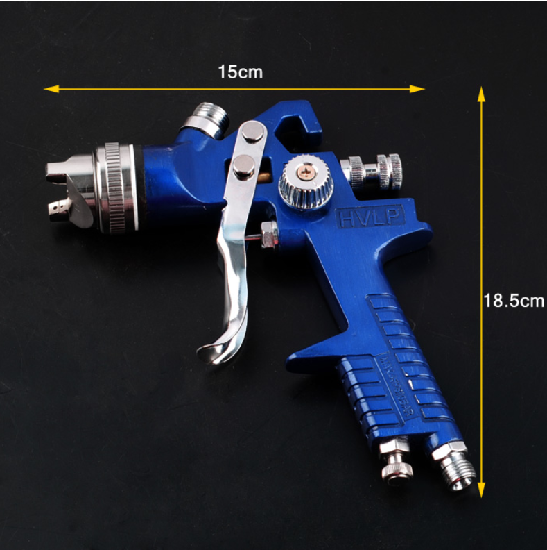 Air Paint Spray Gun HVLP 1.4 1.7 2.0MM Sprayer Gravity Feed Auto Painting