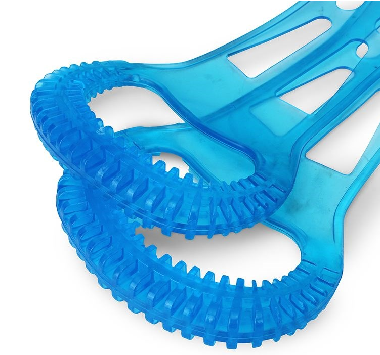 Dual Sided Back Scrubber Silica Gel Body Massage Brush Silicon Back Wash Bar