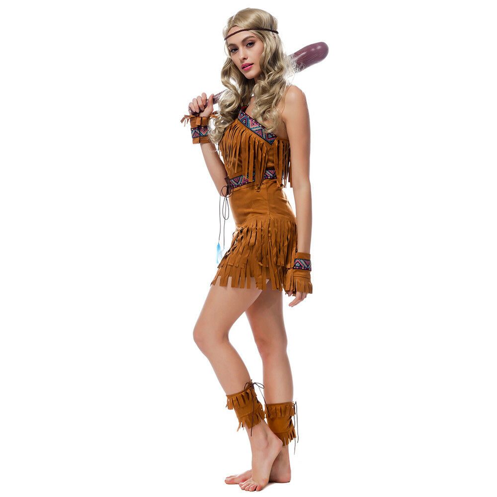 Halloween Indian Cosplay Game Uniform Costume