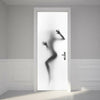 New 3D DIY PVC Waterproof  Door Wall Mural Sticker Shadow qd012
