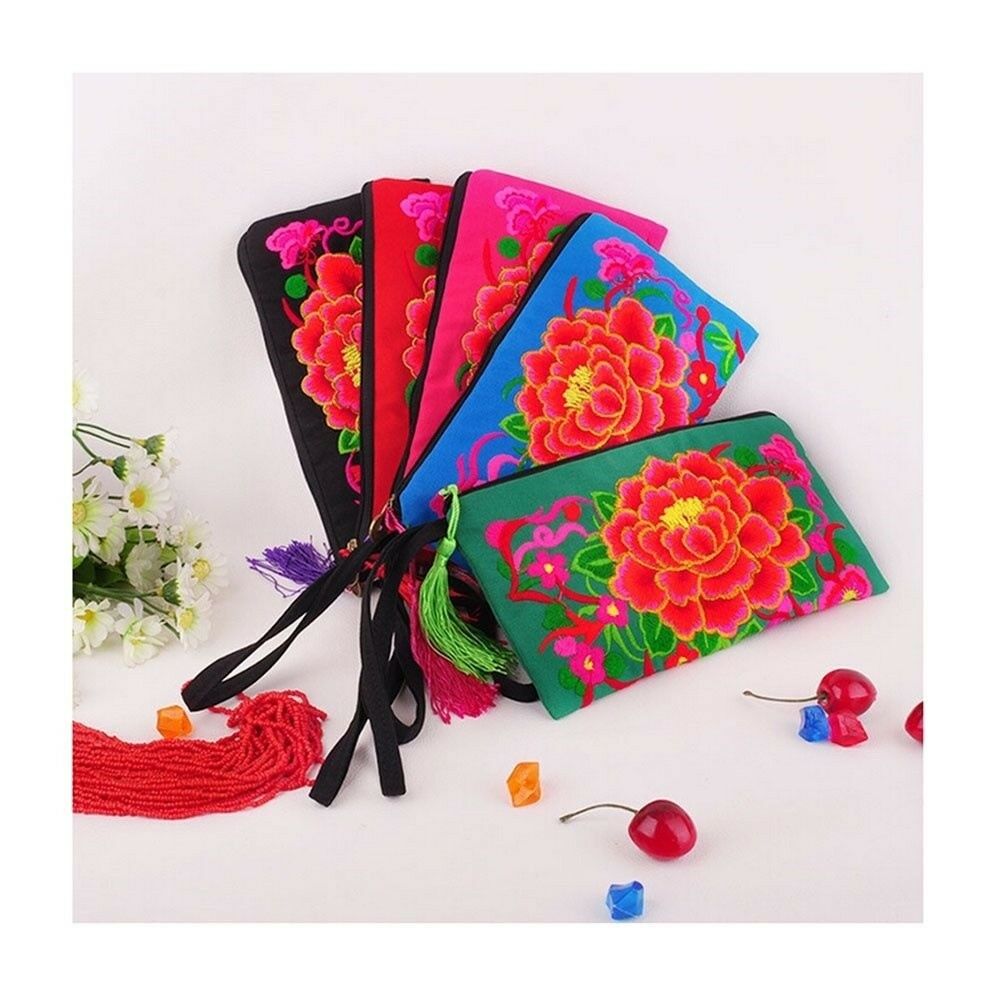 Yunnan Embroidery Woman's Bag Handbag Comestic Bag Coin Case Embroidery Handbag
