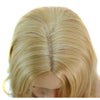 Extra Long Blonde Gold Wavy Hair Cap Wig 70cm Central division style