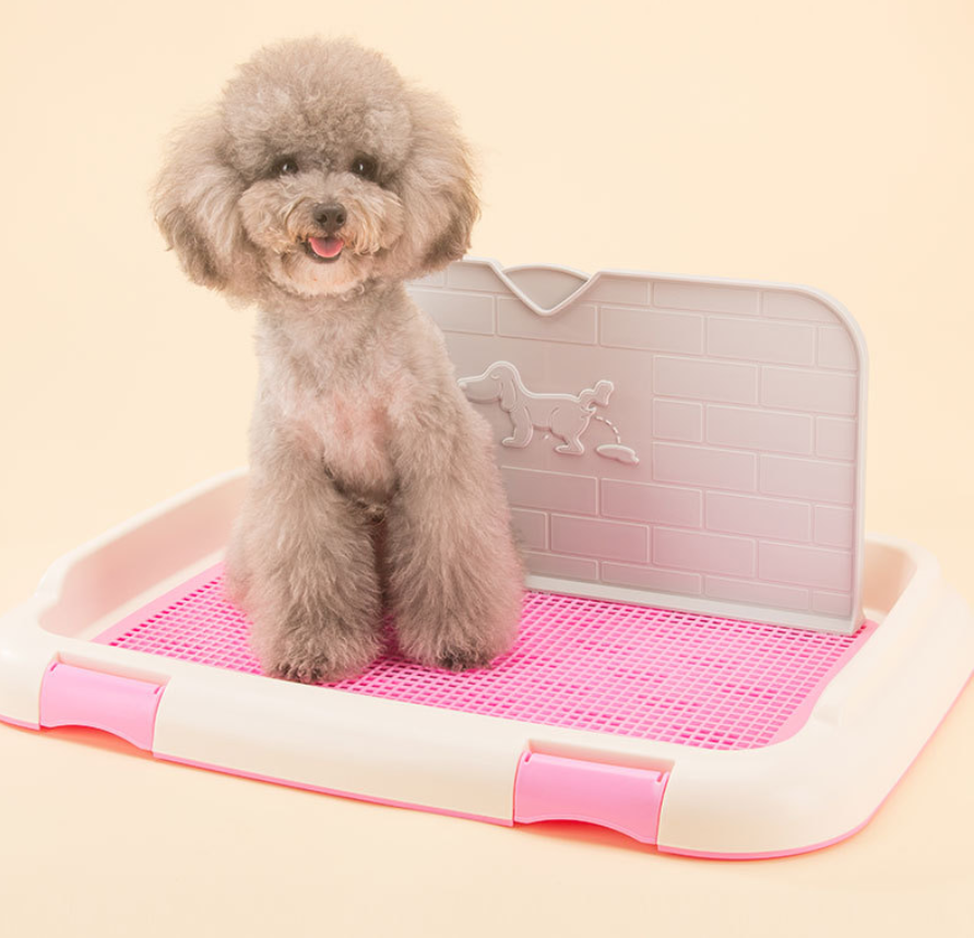 Indoor Pet Puppy Toilet Doggy Training Potty Patch Training Pad with wall