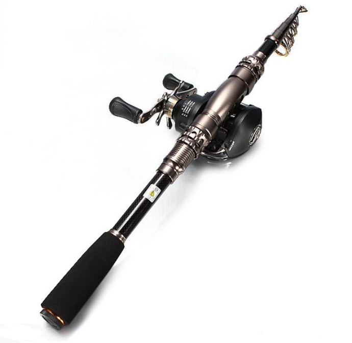 1.8M 5.9Ft Telescopic Fishing Rod Spinning Fishing Pole