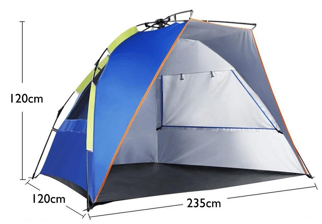 3-4 Person Double Layer Outdoor Automatic Instant Pop Up Waterproof Camping Tent