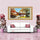 The new round diamond diamond embroidery living room lodge 5D diamond painting