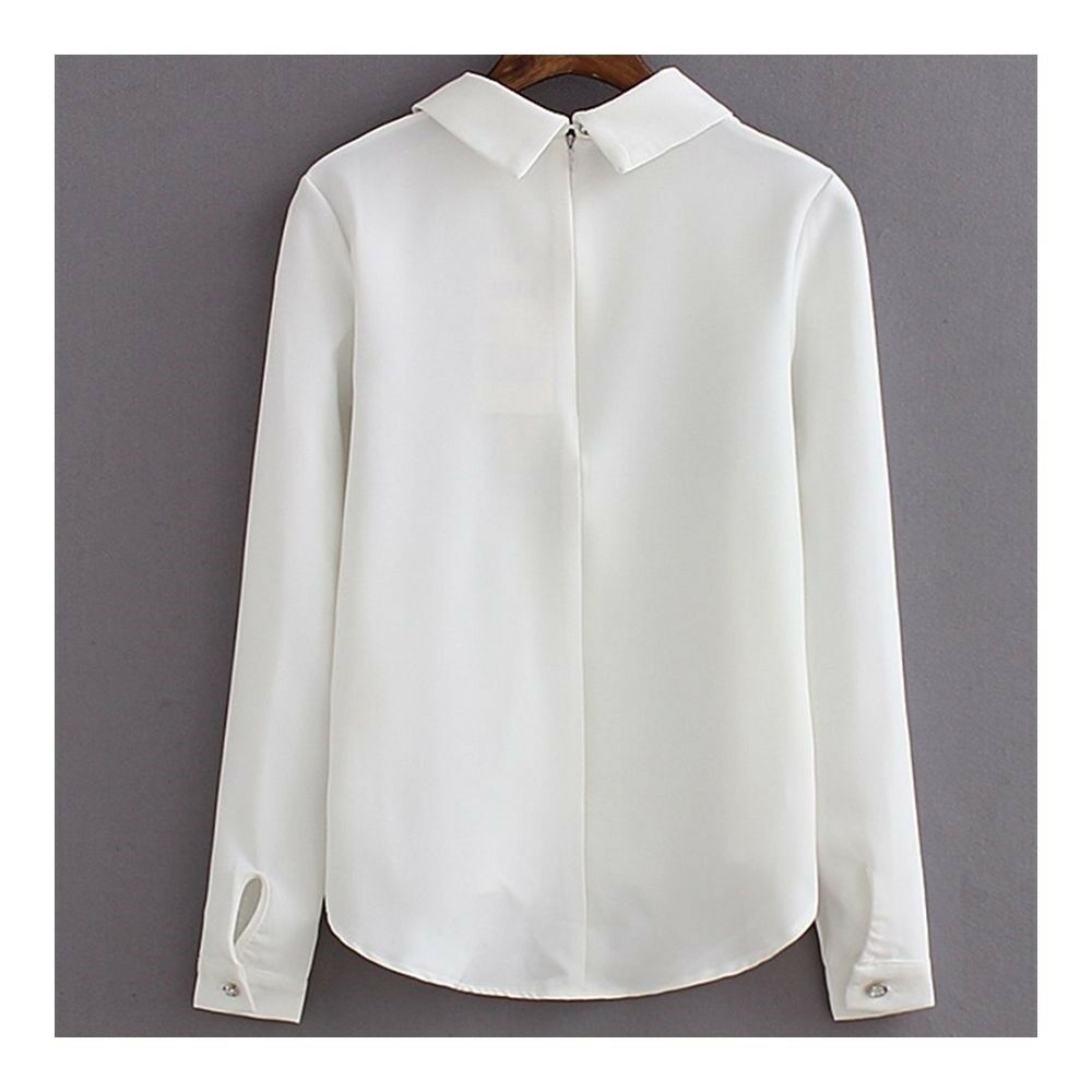 Lapel 3 Cats Long Sleeve All-match Pullover Shirt