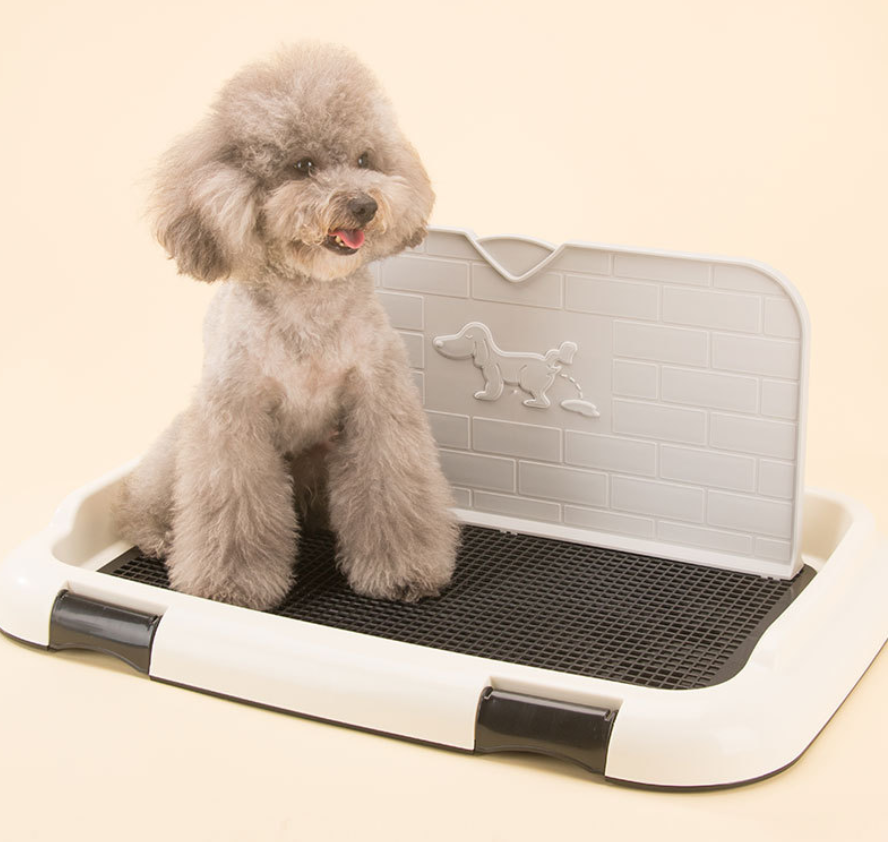 Indoor Pet Puppy Toilet Doggy Training Potty Patch Training Pad with wall