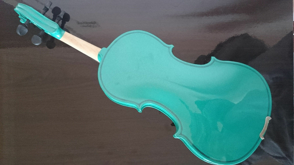 Student Acoustic Violin Size 1/8 Maple Spruce with Case Bow Rosin Green Color