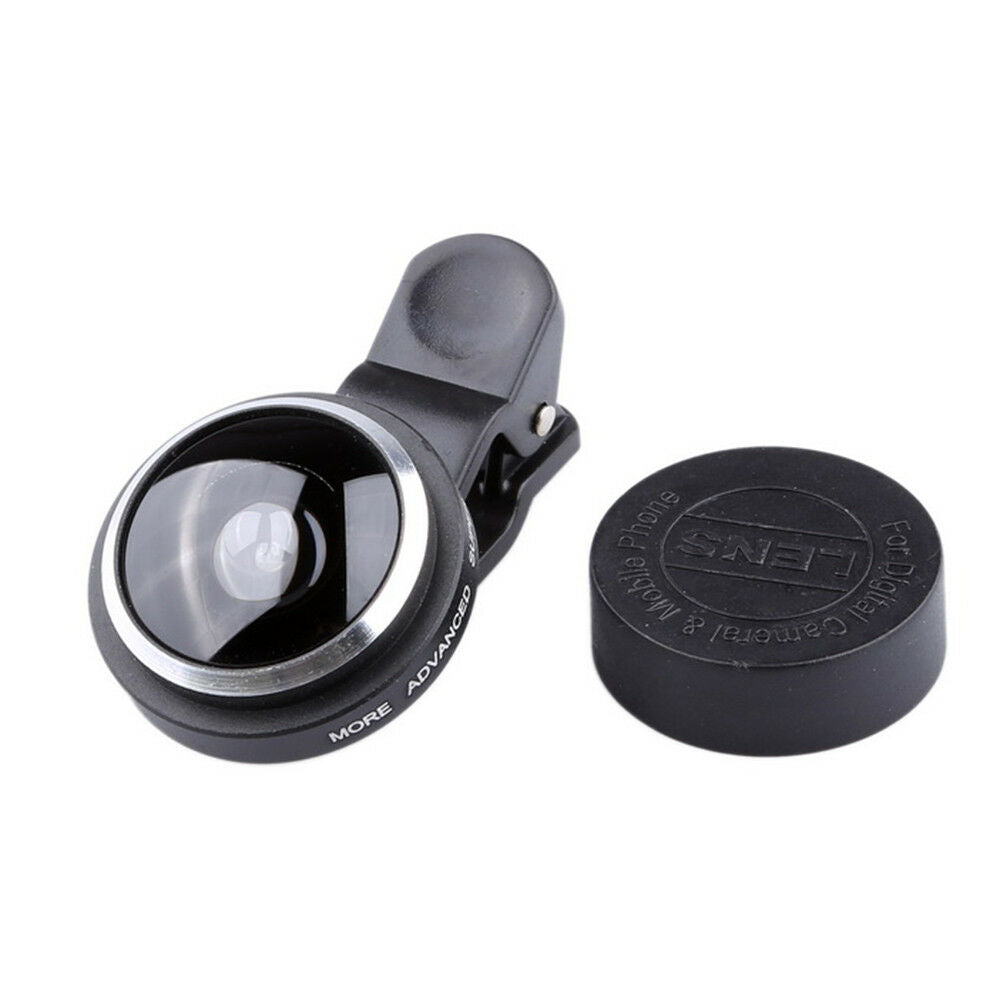 Clip Fish Eye Lens & Wide Angle + Micro Lens for Mobile Phone