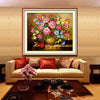 5D Round full diamond DIY painting 4464 flowers