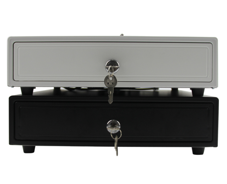 Cash Drawer Safe Box 5 Bill 5 Coin Tray for POS Printer Store Money Lock Storage