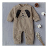 Infant Baby Boy Girl Thick Warm Rompers One-pieces Puppy Pattern 0-1-2 years old