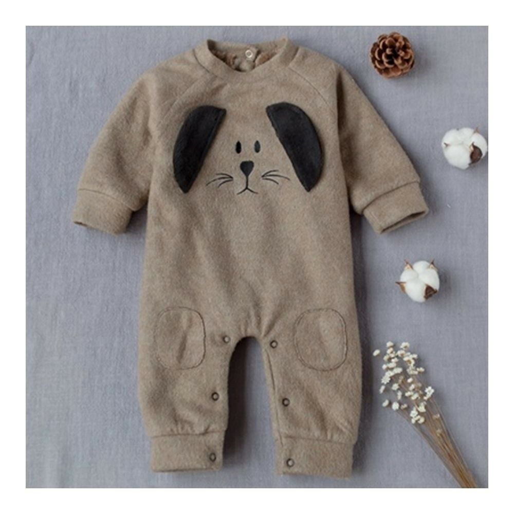 Infant Baby Boy Girl Thick Warm Rompers One-pieces Puppy Pattern 0-1-2 years old