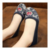 Old Beijing Cloth Shoes Casual National Style Splicing   blue
