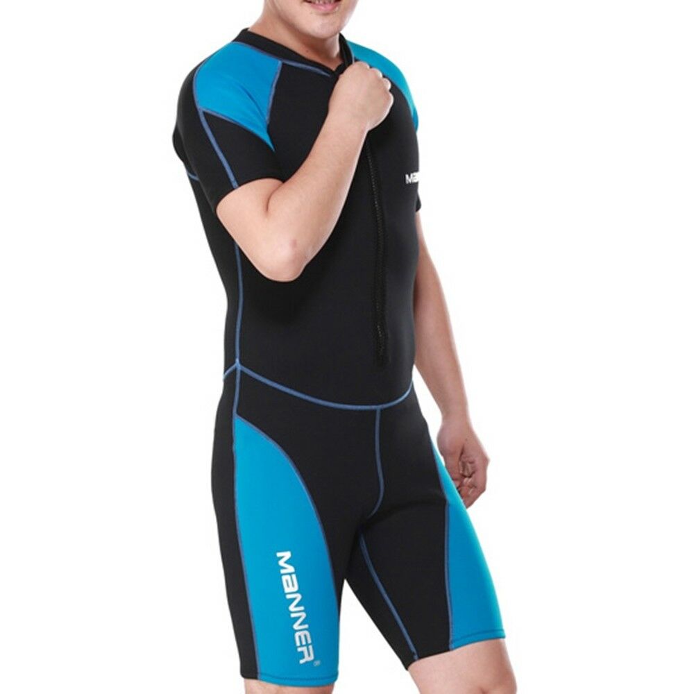 1.5mm Man Short Sleeve Wet Type Diving Suit Wetsuit S