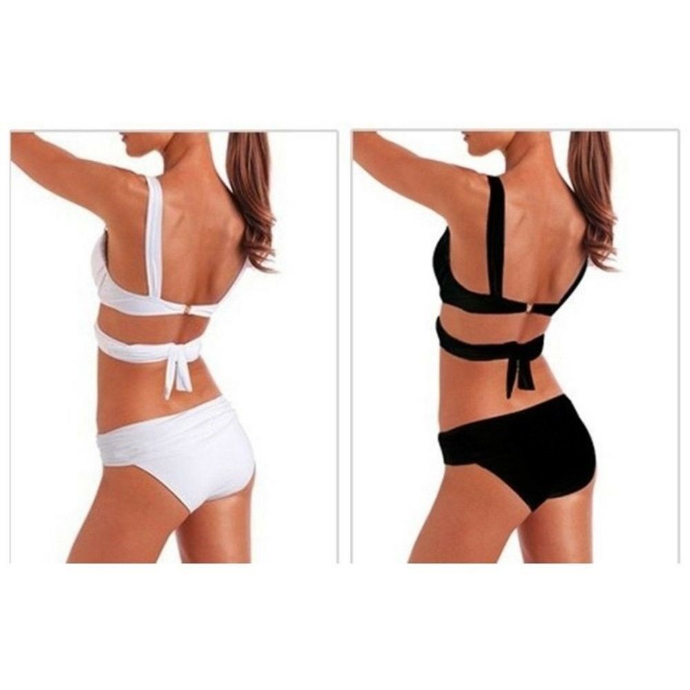 Push-Ups Triangle Bikini Bathing Suit Swimwear Swimsuit  white