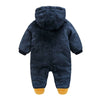 Infant Cotton Rompers One-pieces Thick Jumpsuits 0-3-6 months penguin 59cm