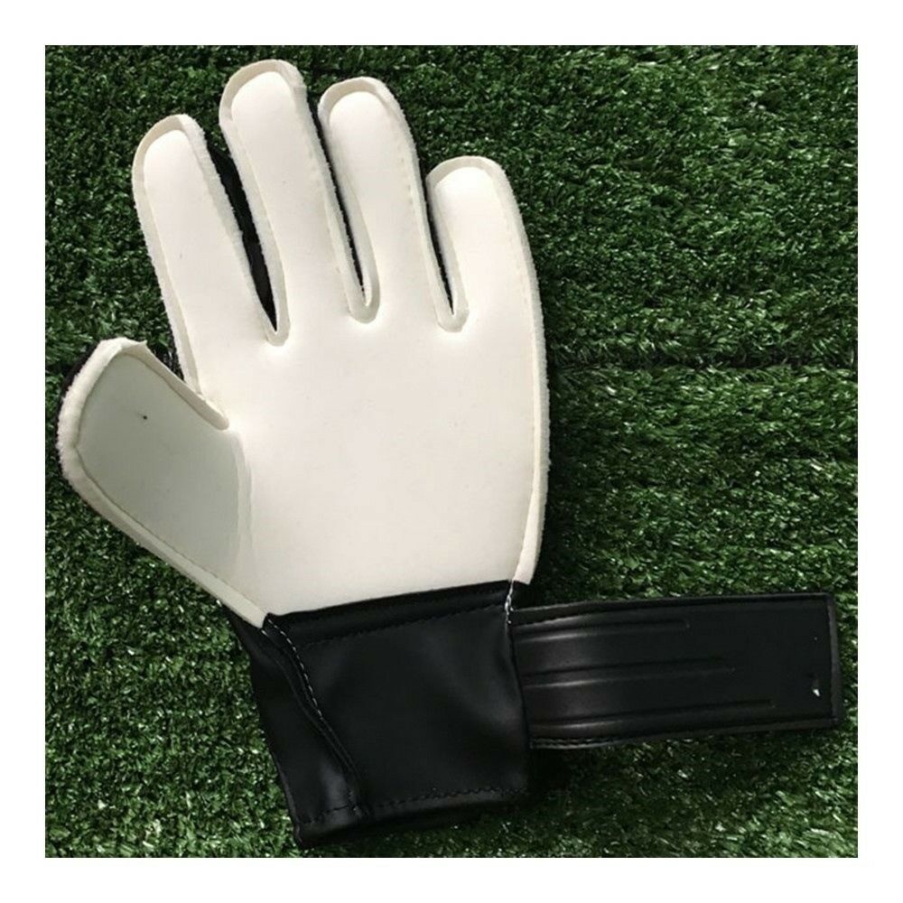 Child Teenager Goalkeeper Gloves Roll Finger   blue black   5