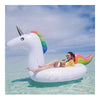 Inflatable Unicorn Floating Mat Row Swim Ring