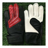 Child Teenager Goalkeeper Gloves Roll Finger   red black   5
