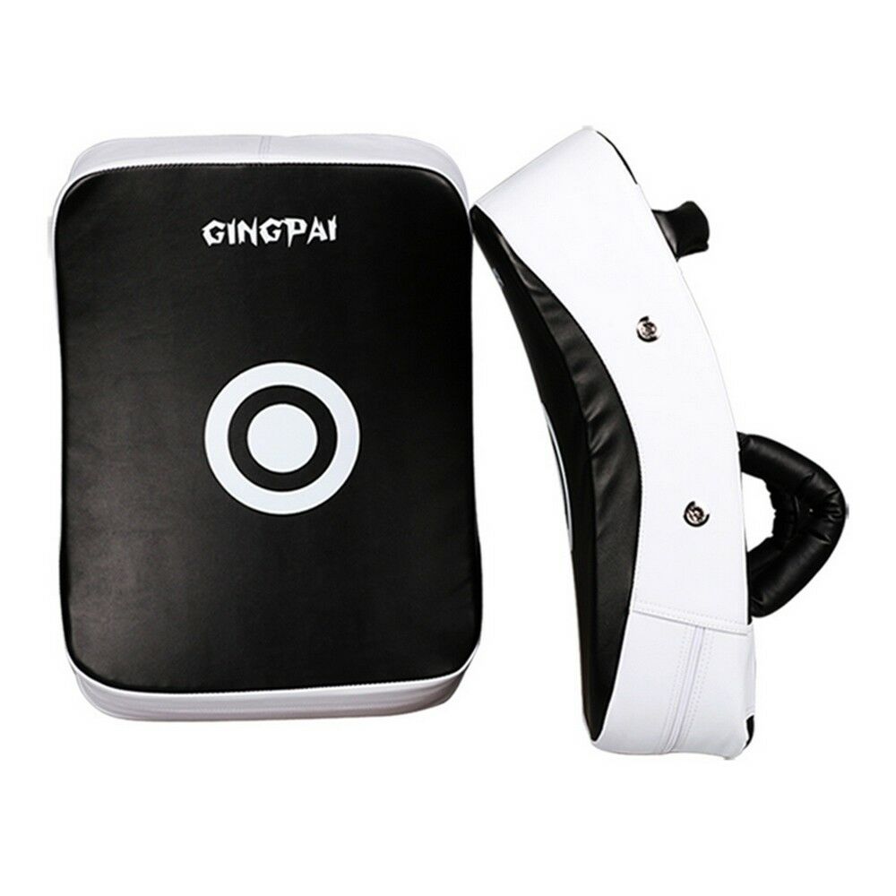Taekwondo Free Combat Black White Kick Target