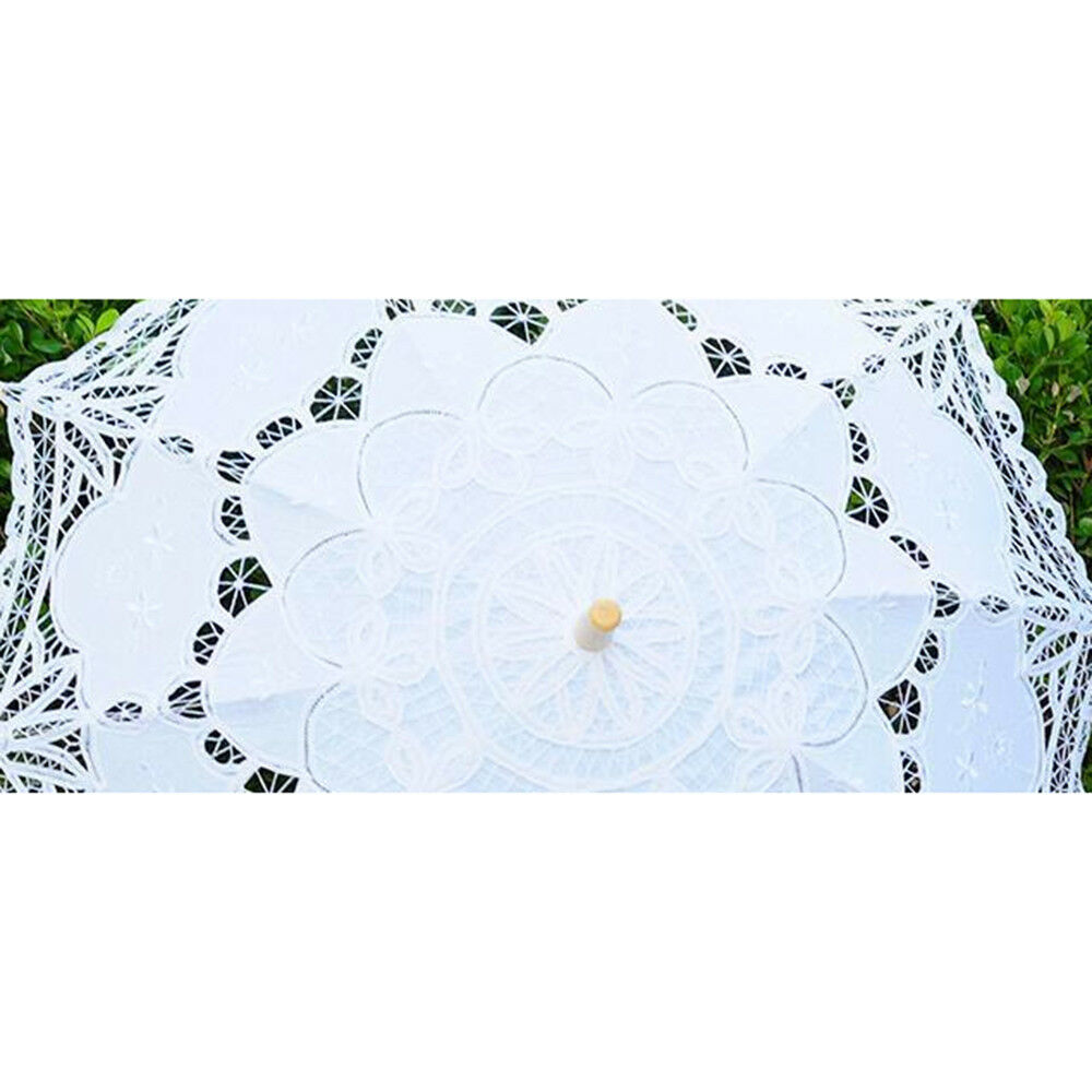 Handmade Cotton Craft Lace Macrame Children Umbrella Wedding Classical Photo