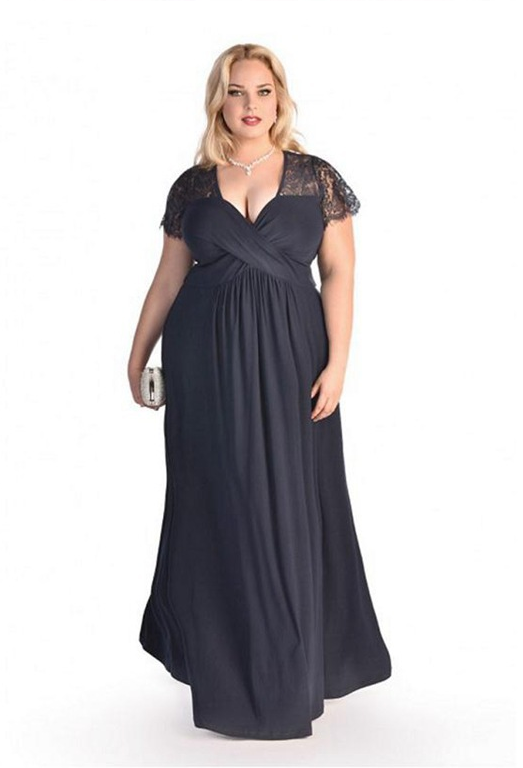 Lace Wrap Style Long Cocktail Evening Party Gown Dress  Red Blue Black oversized