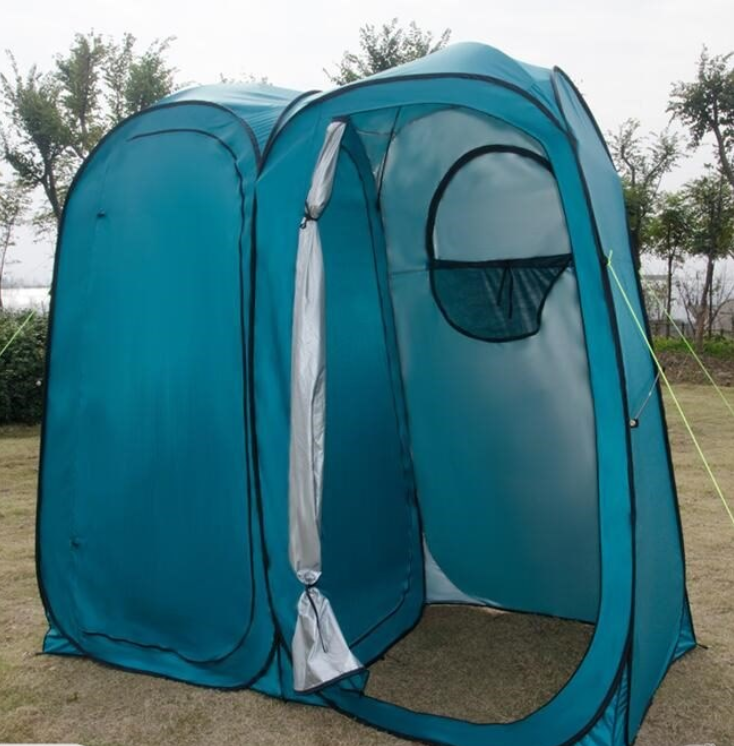 Twin Pop-Up Shower Tent Changing Room with Pad