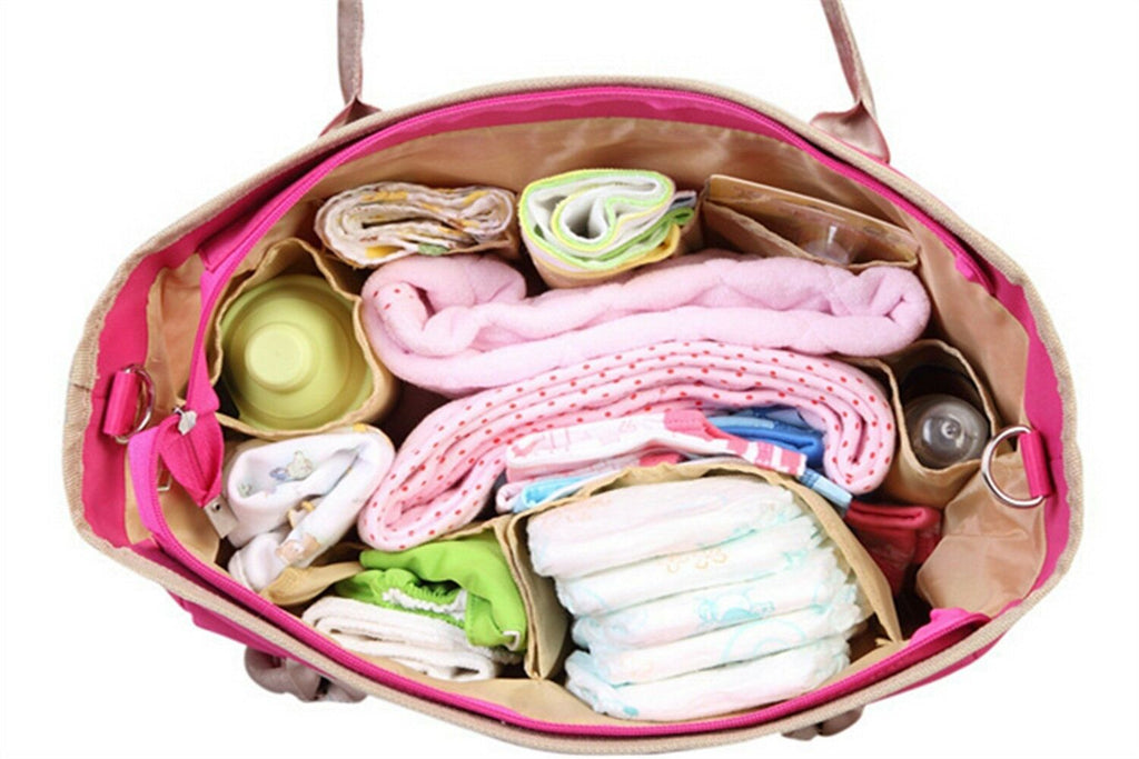 Chic Fashion Cute Baby Diaper Nappy Multifunction  Bag Mommy Shoulder Bag