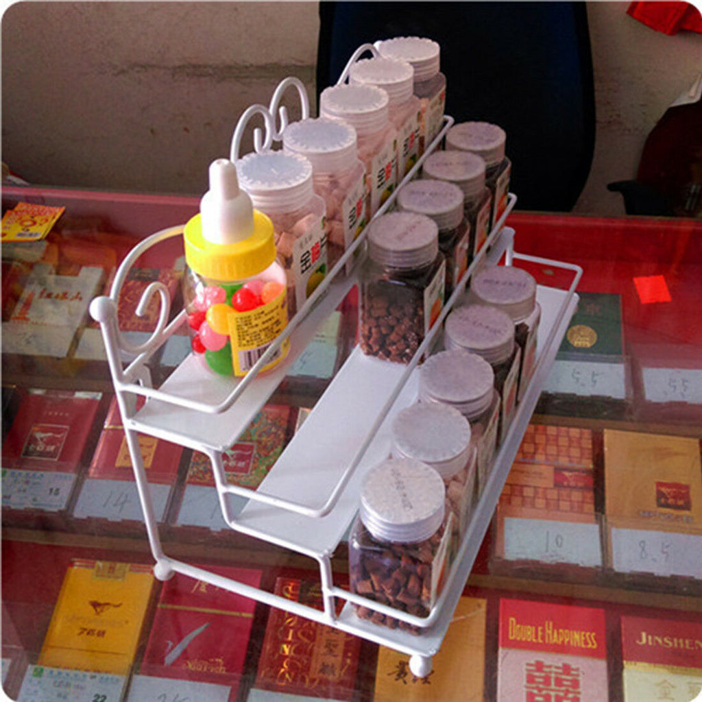 Iron Nail cosmetics jewelry display shelves shelves shelves three perfume