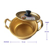 Stretched Noodles Instant Noodles Thick Pot Yellow Aluminum Pot 20cm