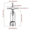 304 Stainless steel Red wine bottle opener Cross screw opener Corkscrew