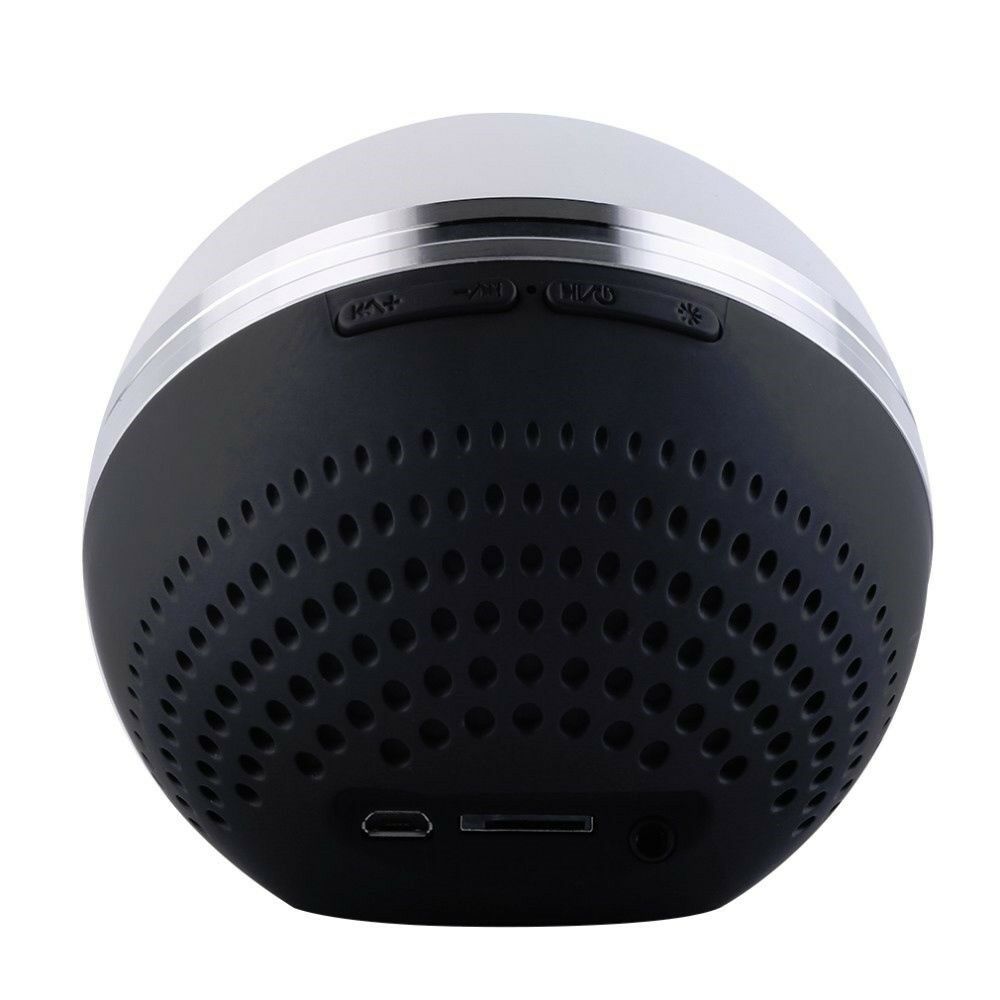 Stereo Mini Bluetooth Speaker with Colorful LED Light M8    Black