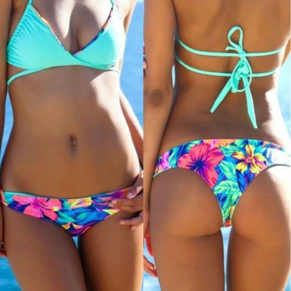 Bikini Sexy Underpants Swimwear Swimsuit Bathing Suit yellow