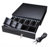 Cash Drawer Safe Box 5 Bill 5 Coin Tray for POS Printer Store Money Lock Storage