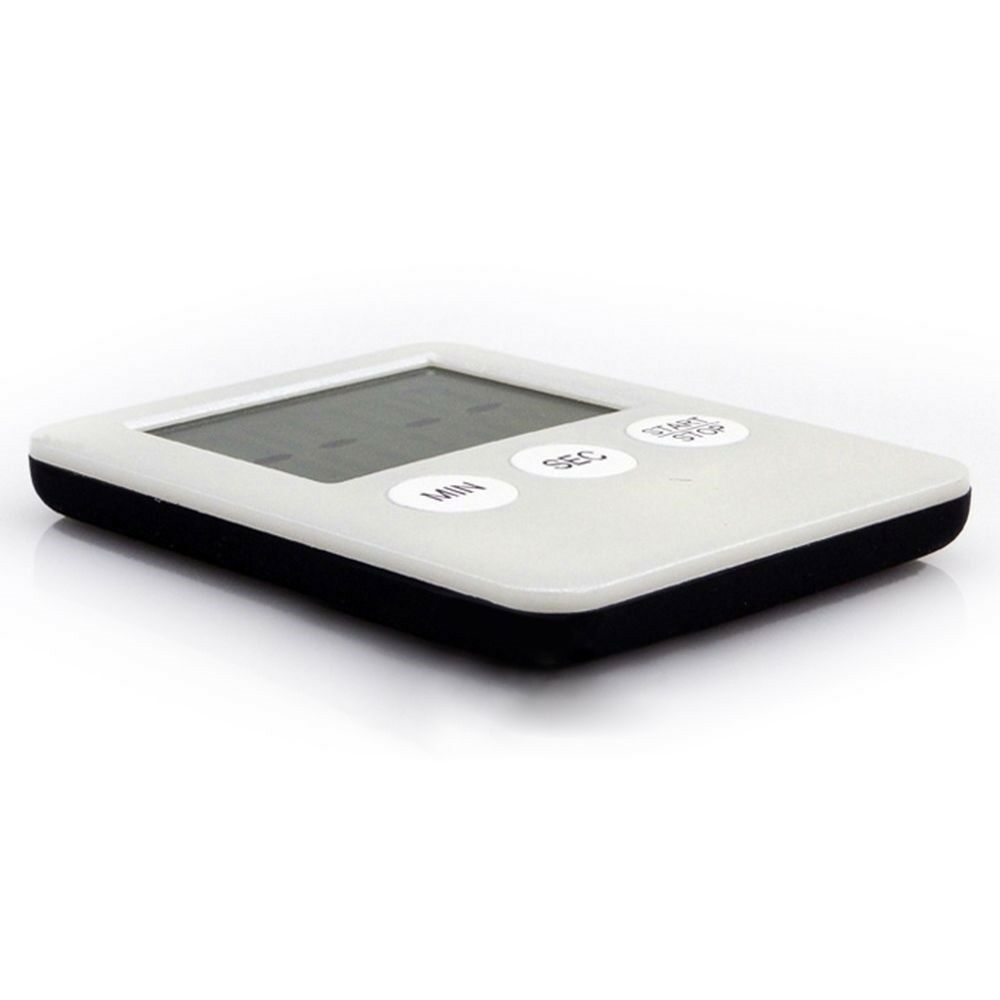 LCD Digital Kitchen Timer Count Down Up Magnetic Adsorption    Black