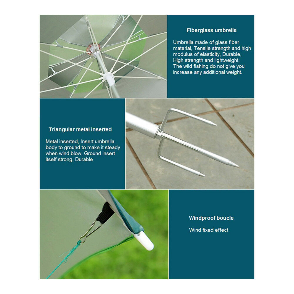 Foldable Sun UV Protection Rain Boat fishing Umbrella  SINGLE FISHING UMBRELL