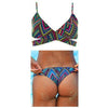 Floral Bikini Vintage Printing Swimwear Swimsuit Bathing Suit