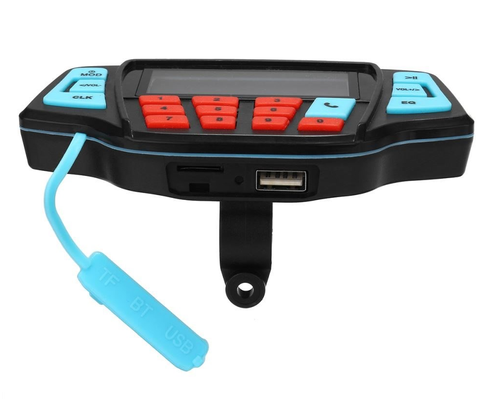 Motorcycle Handlebar Amplifier Radio Stereo Speaker MP3 FM Player with Bluetooth